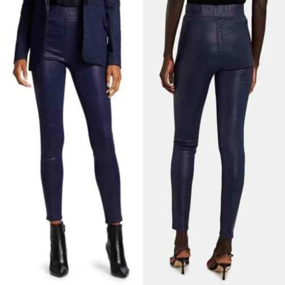 L'AGENCE Rochelle High Rise Pull on Jean in Stargazer Coated Size Small